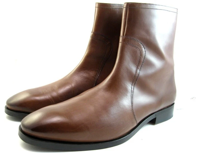 Allen Edmonds "SIENA" Hombres Cremallera Lateral Botas de Cuero 10.5 D Chile EE. UU. (297N) Foto 4 de 4