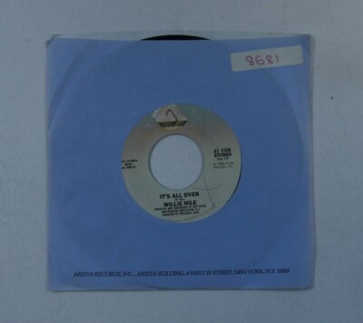 Willie Nile It's All Over / Old Men Sleeping On The Bowery US 7in 1980