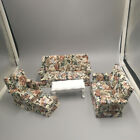 New Listing4Pc 1:12 Scale Dollhouse Miniatures Furniture Vintage 90'S European Style Sofa