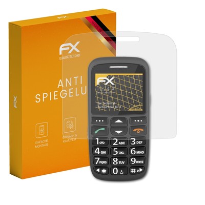 atFoliX 3x Schutzfolie für Technisat TechniPhone Isi 3 matt&stoßfest