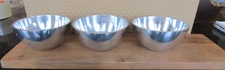Mark & Graham Stainless steel & wood serving set w bowls photo shoot sample