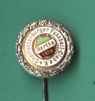 Ehrennadel Hertha 1906 Charlottenburger Fußball Club Berlin, Silber 925