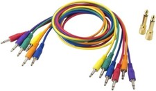 Patch SQ-CABLE-6 cable for KORG SQ-1  Set of 6 monaural mini patch cables NEW