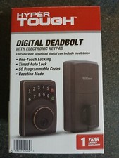 Hyper Tough Digital Deadbolt With Electrical Keypad 1752004