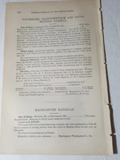1873 train report LOGANSPORT CRAWFORDSVILLE & SOUTHWESTERN RAILWAY Indiana coal 