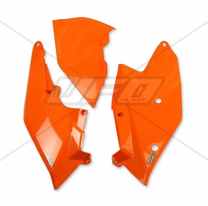 Panneaux latéraux arrière KTM EXC EXCF plastique de protection carrosserie cross enduro