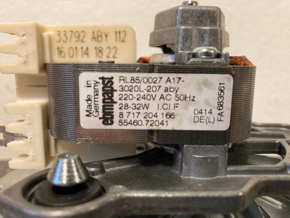 Soplador centrífugo Bosch N.º de parte:87172041660 RL85/0027 A17 - 220-240V 50Hz Foto 3 de 4