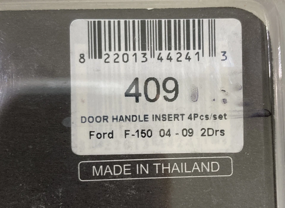 КРЫШКИ ДВЕРНЫХ РУЧЕК из нержавеющей стали 2 шт. TFP 44291 подходят для FORD F150 2DR 04-14 P4 - Изображение 3 из 4