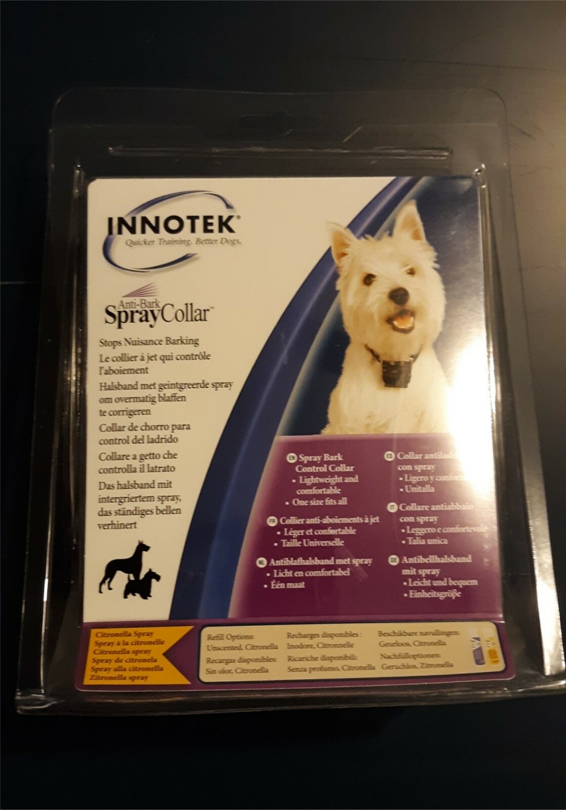 spray commander dog collar