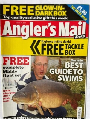 ANGLERS MAIL - 16 AUG 2011 - BEST GUIDE TO SWIMS - HOW TO ENJOY NIGHT FISHING