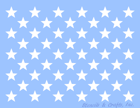 Large American Flag Stencil Star Stencils For Painting 50 Stars