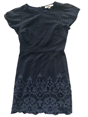 navy blue sheath dress petite Sara Navy Petite Sheath Dress with V-Neckline 12