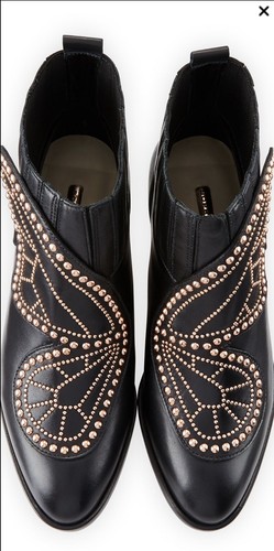 Sophia Webster Karina Butterfly Black Bootie Size 39 NWT - Picture 2 of 9