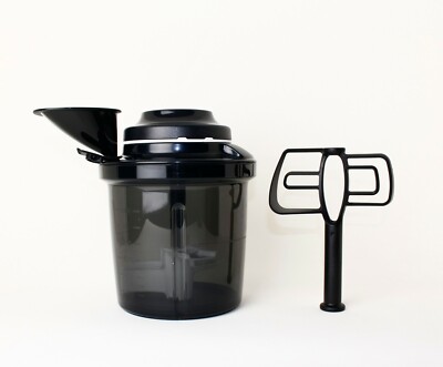 TUPPERWARE Extra Chef D200 Schwarz 1,35L, Zerkleinern, Aufschlagen