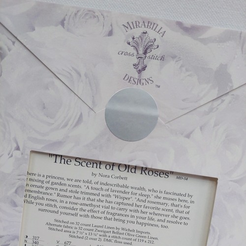 Scent Of Old Roses Beaded Cross Stitch Chart and Embellishment Pack Mirabilia - Picture 19 of 23