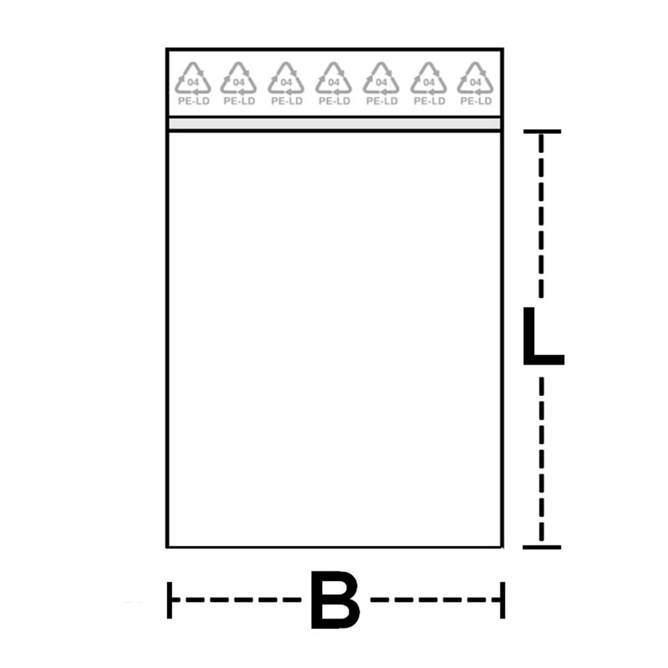 KLEBESHOP24 Druckverschlussbeutel | Folienbeutel | Schnellverschluss Tüten | Zip Beutel