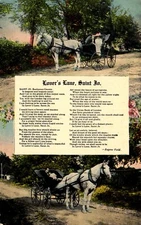 Lover's Lane Saint Jo. Eugene Field Postcard