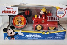 Mickey Disney Junior 2.4 GHz Remote Control Fire Truck Battery Powered Age 3 