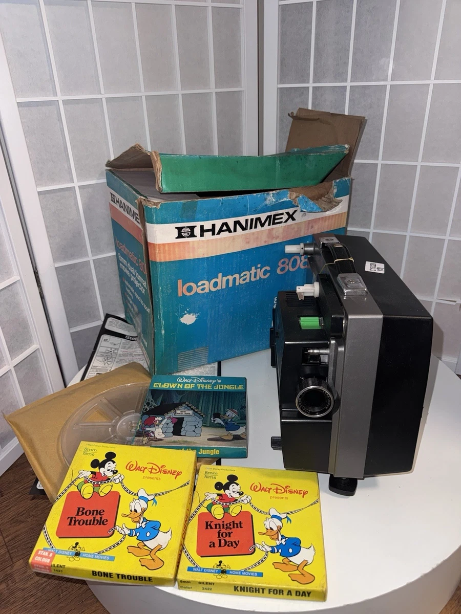 Projecteur Vintage Hanimex E 400 Dual 8 Editor - Avec Boîte D'origine