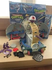 TMNT 1990 Technodrome Vintage Teenage Mutant Ninja Turtles Incomplete W/box