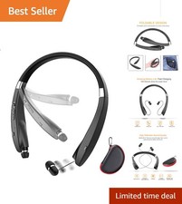 Bluetooth 4.1 Headphones - Foldable, Lightweight, and Noise Cancelling