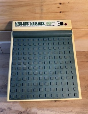 Medi Rub 2000 Plus MR-3F Electric Foot Massager 2 Speed Therapeutic Working