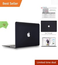 Elegant Black Hard Shell Case for MacBook Air 13" - Stylish Protection Included
