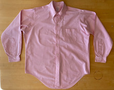 80s Vintage Brooks Brothers Makers 6-Button OCBD Pink Oxford Shirt 16-4 USA-Made