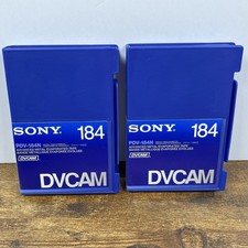 Sony PDV-184N DVCAM Digital Video Cassette 184 Minutes - Set of 2