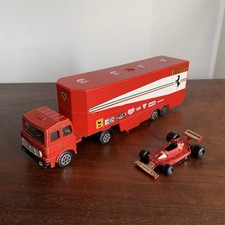 Polistil Italia Ferrari FIAT 170 cabina y RJ 101 Auto Transporter con coche SIN PUERTA TRASERA