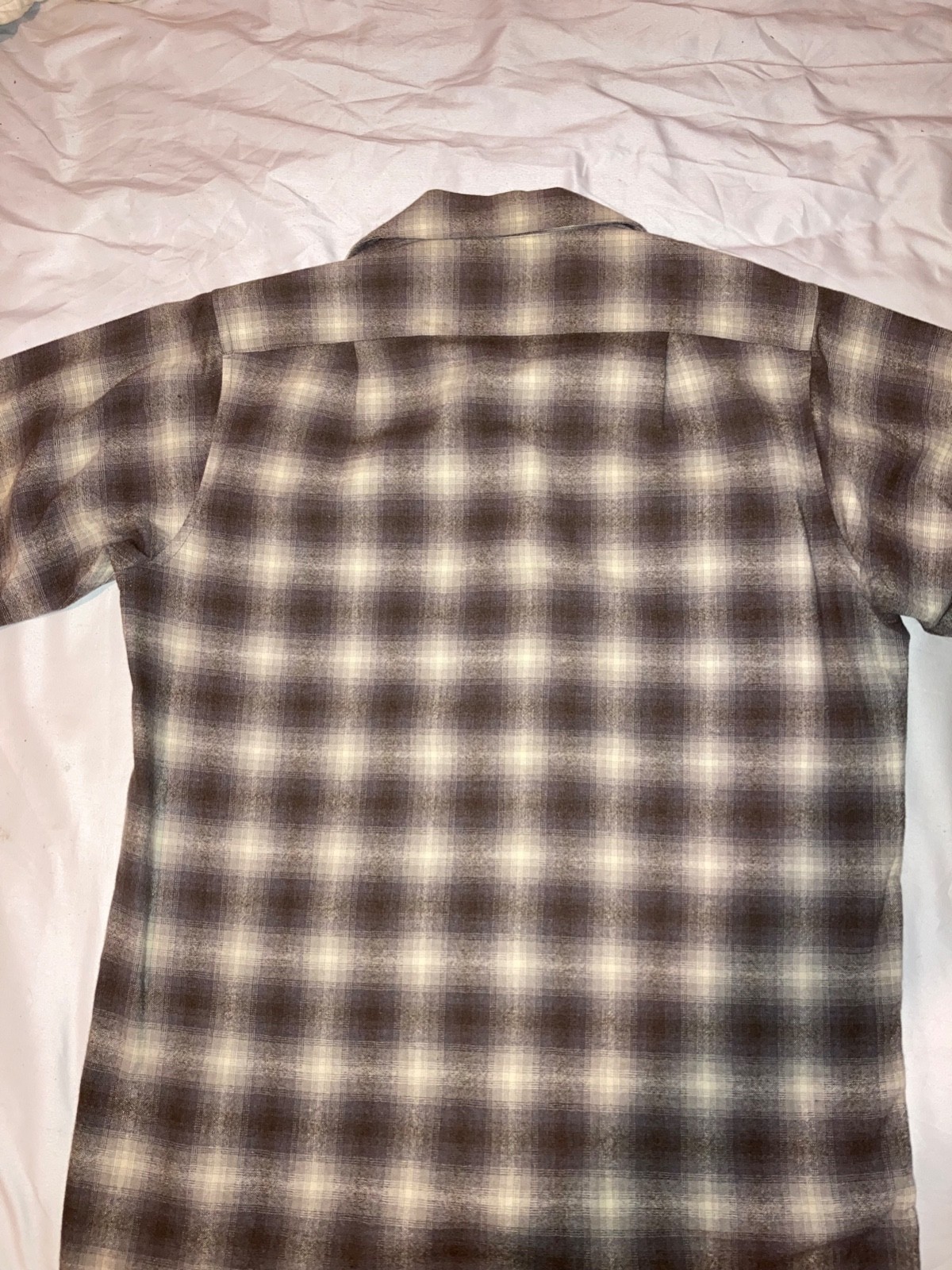 Vintage 1960 Pendleton Wool Loop Collar Board Shi… - image 15