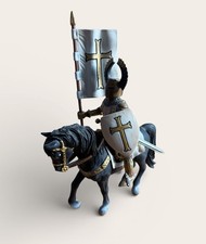 Schleich 70035 Kreuzritter mit Lanze auf Pferd – Ritter – Top Zustand – selten