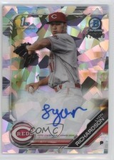 2019 Bowman Chrome Prospect Atomic Refractor 42/100 Lyon Richardson Auto 14lz