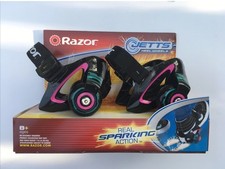 New - Razor Jetts Heel Wheels - Pink - With Real Sparking Action