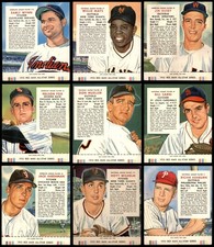 1955 Red Man Baseball Near Complete Set 3.5 - VG+ 6521357 (23 / 50 cards)