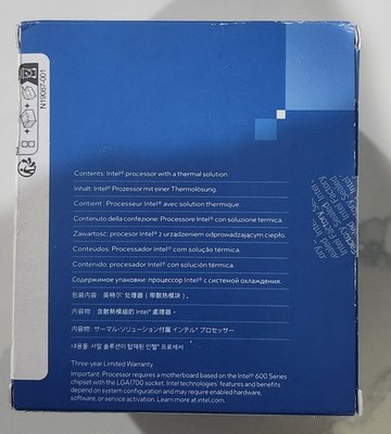 Intel Core i5-12400F Processor (4.4 GHz, 6 Cores, LGA 1700) Box