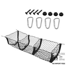Cargo Net for Car, Truck Bed Organizer, Expandable 3 Pocket Trunk Bed 120CM