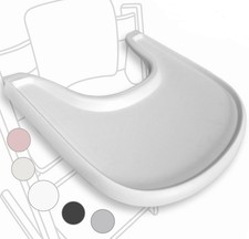 High Chair Tray Compatible with Stokke Tripp Trapp Chair Matte White NO S...
