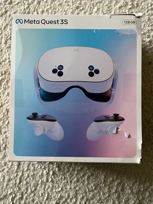 Meta Quest 3S 128GB All-in-One VR Headset with Controllers - Image 1 of 2