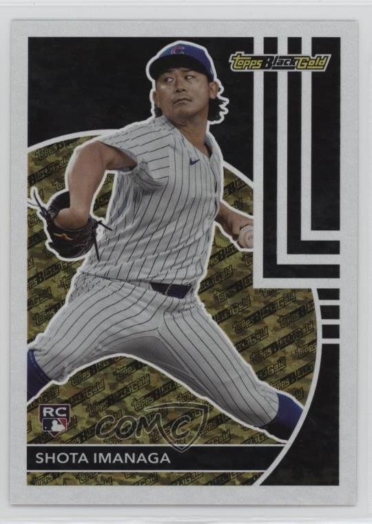 2024 Topps Update Topps Black Gold Shota Imanaga #BG-18 Rookie RC 12g7