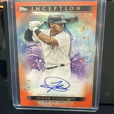JASSON DOMINGUEZ 2024 Topps Inception /10 ORANGE  Rookie Auto
