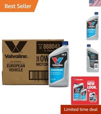 European Vehicle Full Synthetic SAE 0W-20 Motor Oil 1 QT, Case of 6 56.53 per gallon