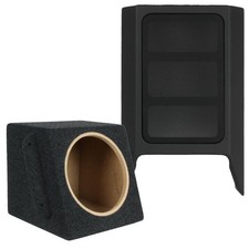 Subwoofer Gehäuse für BMW 3 E36 Cabrio - 20 cm Bass Box Leergehäuse mit Cover
