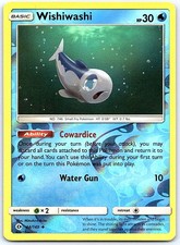 Wishiwashi 44/149 Uncommon SM Base Set Pokemon Reverse Holo Near Mint