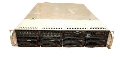 Supermicro CSE-825 2U 8-Bay SAS/SATA Server, Intel Xeon E5606, 16 GB DDR3 ECC, 6
