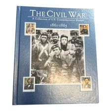 The Civil War 1861-1865 - US Commemorative Stamp Book w/ Sealed Mint Stamp Set