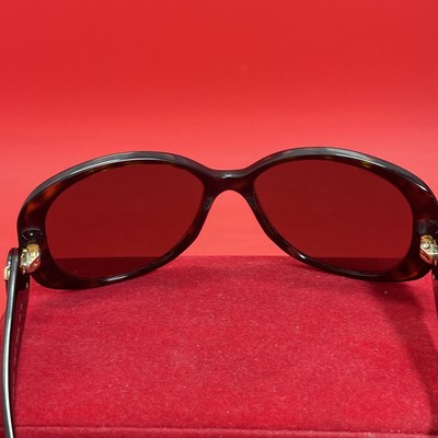 Versace MOD 4221 108/73 Oval Havana Brown Medusa Gold Sunglasses