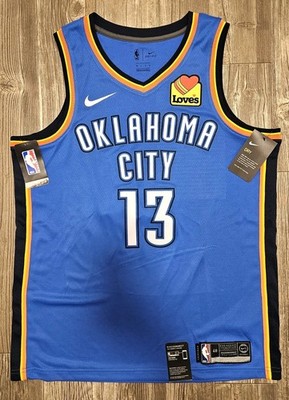 Nike PAUL GEORGE Oklahoma City OKC Thunder LOVE'S Swingman Jersey Men's Sz XL 52