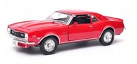 Welly 1968 Chevrolet Camaro Z28 Red 1:34 1:39 Scales 4.5 Inch Diecast Model Car