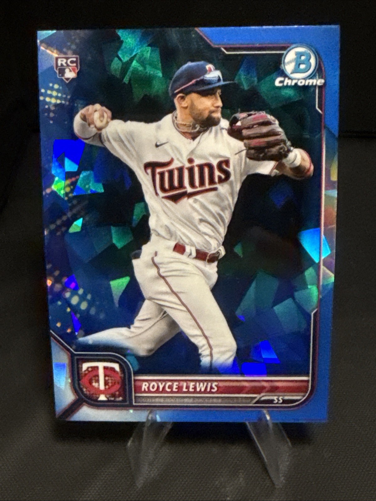 2022 Bowman Chrome Sapphire Edition Royce Lewis RC Rookie Card #92 Twins